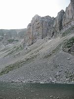 Cliffs rising from the lake - Cliffs rising from the lake